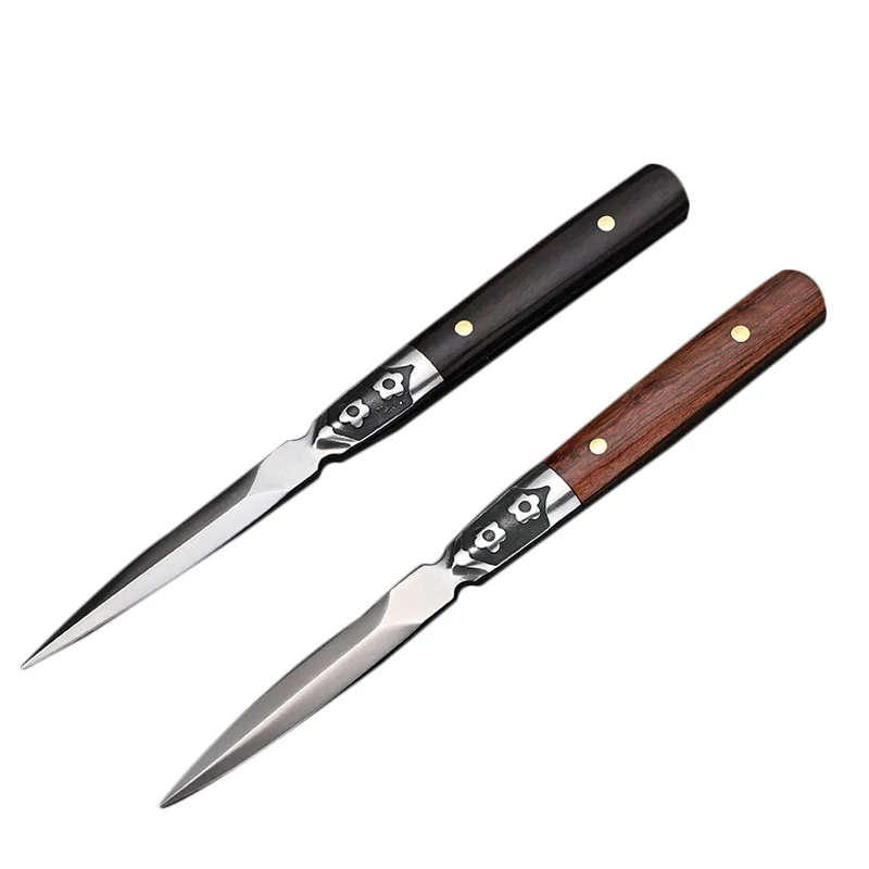 

Искусственный нож ручной работы из нержавеющей стали, деревянные ножи для вырезания, искусственная кожа, чай, искусственные аксессуары