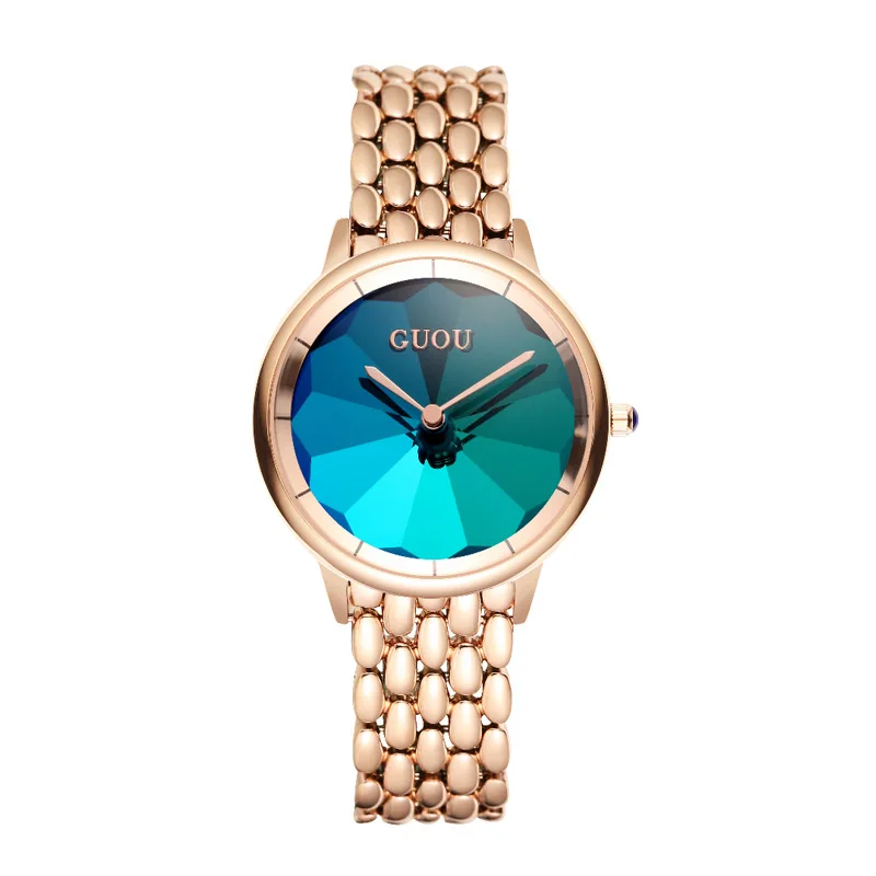 Fashion Women Leather Casual Watch Luxury Analog Quartz Crystal Wristwatch Casual Female Wristwatch Luxury 2019 zegarki damskie enlarge