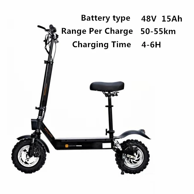 PFULUO 48V 15Ah Seat PFULUO X-11 умный электрический скутер с сиденьем 1000 Вт Мотор 11 дюймов 2 колесный скейтборд Ховерборд 50 км/ч Максимальная скорость внедорожный - Цвет: PFULUO 48V 15Ah Seat