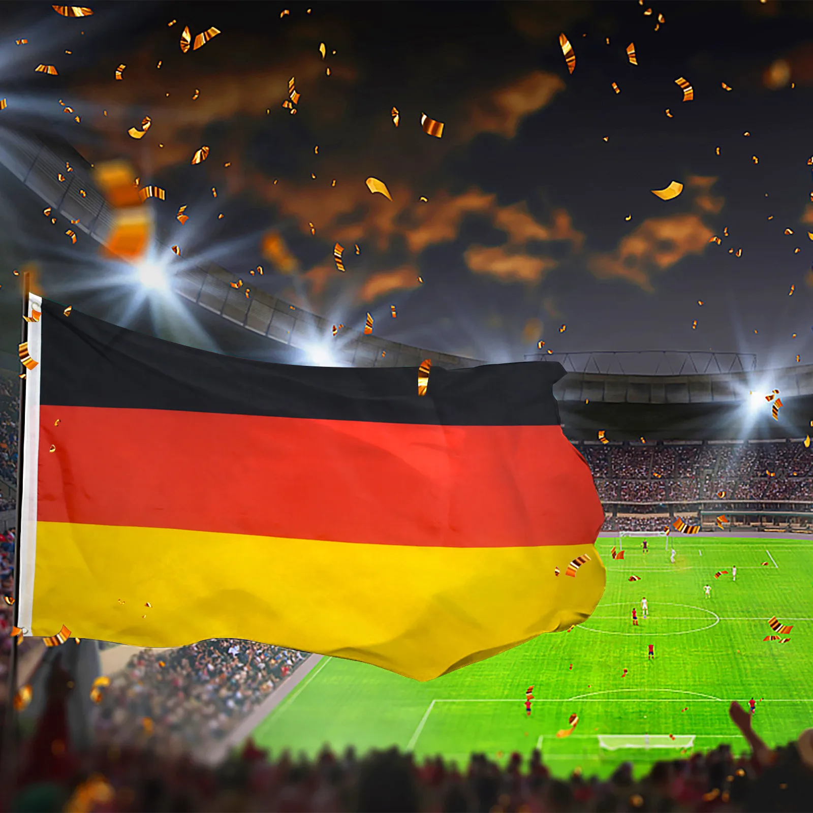 

Flags Decoration Sports Games Banners Flags German Flag Holding The Flag Of Sports Clubs Fans Festival Activities Cheering Flag