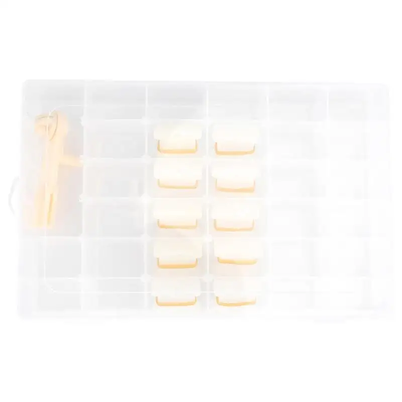 100 шт. нитки мулине ремесло катушка с нитками крестом Комплект держатель для