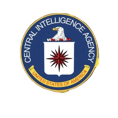 

Colored Funny Central Intelligence Agency CIA Decal Vinyl Black Usa Clandestine PVC Stickers for Car and Motos Notebooks Kk13cm