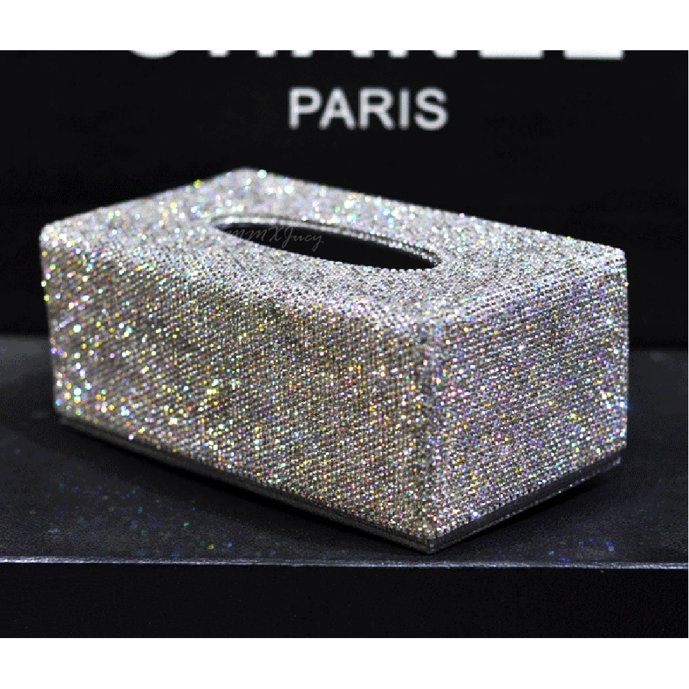 Тканевый ящик белый яркий цвет прямоугольная Обложка чехол для держателя