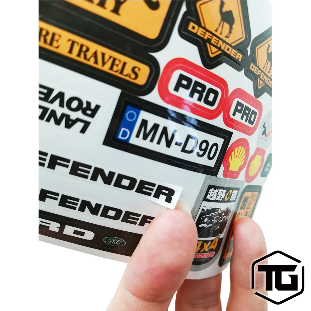 DIY Наклейка TGRC для имитации кузова MN D90 D91 WPL B1 B14 B24 C14 C24 B16 B36 запасные части