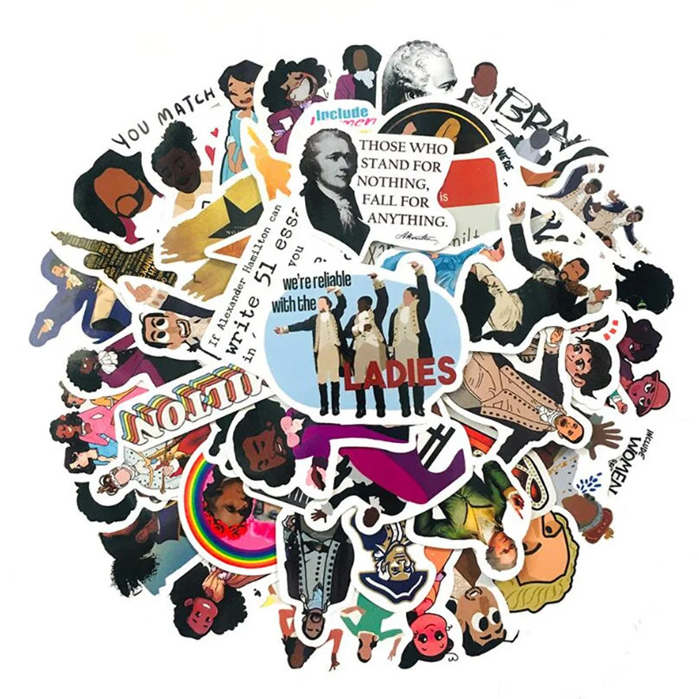 

10/30/50PCS Cartoon Music Star Diary Graffiti Suitcase Laptop Skateboard Guitar Toy Decorative Waterproof Stickers Wholesale