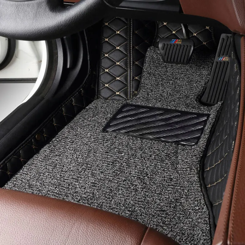 Кожаные автомобильные коврики на заказ для MERCEDES BENZ A45 AMG 2013-2014 2015 2016 2017 2018 2019