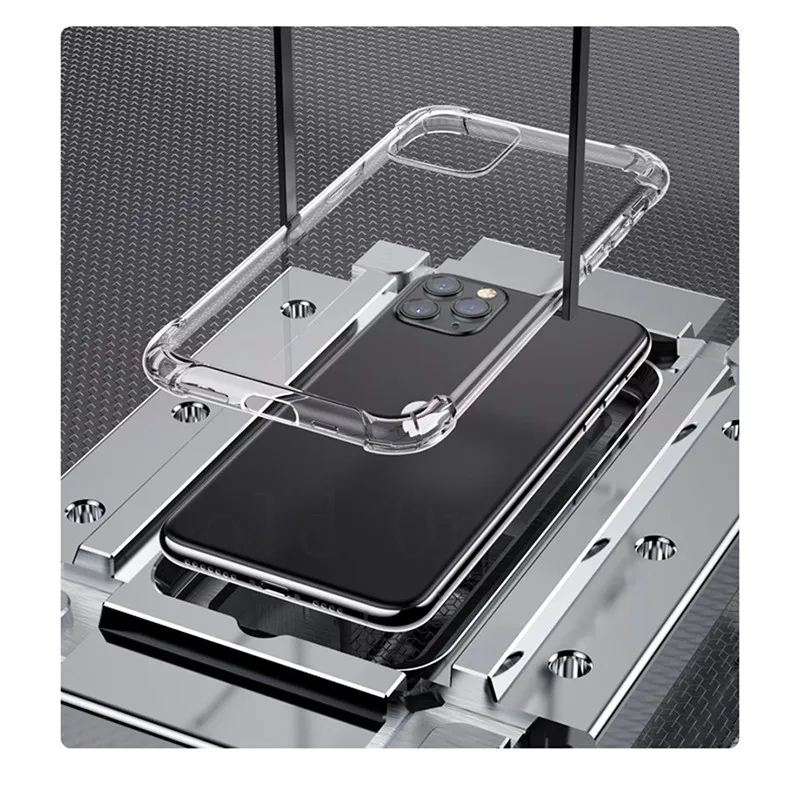 dtleaf luxury silicone phone case for iphone12 pro xs max xr transparent shockproof 7 8plus 6 6s soft protection back cover free global shipping
