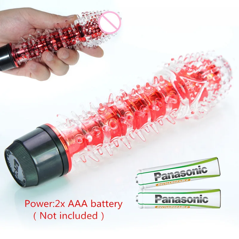 Фаллоимитатор Женский силиконовый Реалистичный с шипами вибратор вагинальный