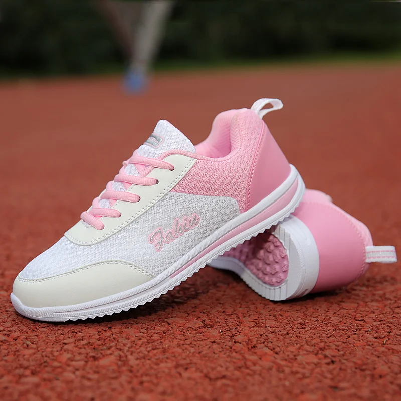 

Casual Trainers Couples Women Shoes Comfy Mesh Lace-up Flats Running Shoes Comfortable Autumn Walking