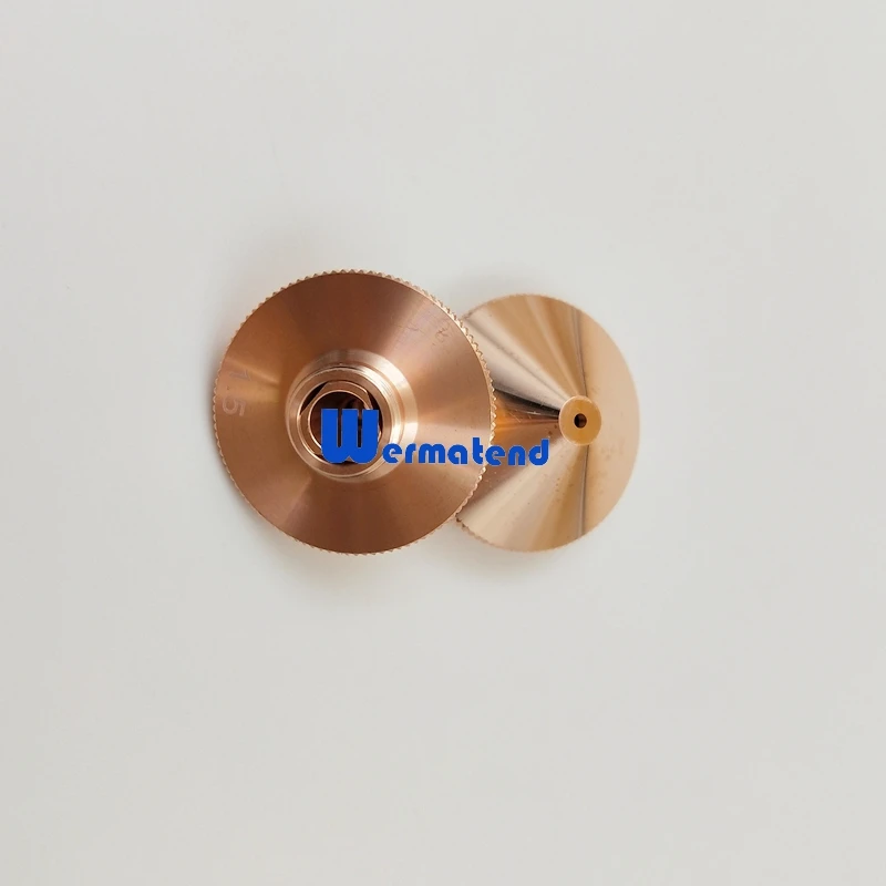 Wermatend 10 шт./лот CO2/волоконные лазерные сопла P0591-574-00018 двухслойные для Hans wsx режущие