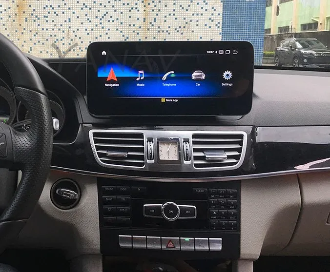 Автомобильный радиоприемник 128G 4G LTE DVD-плеер для Mercedes Benz E Class W212 E200 E230 E260 E300 S212 HD