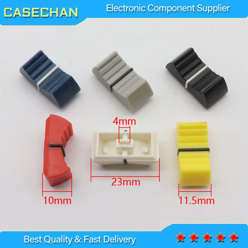 12 шт. для Yamaha behringer Soundcraft Mixer Fader Cap/Потенциометр ручка Push Cap/Прямая скользящая