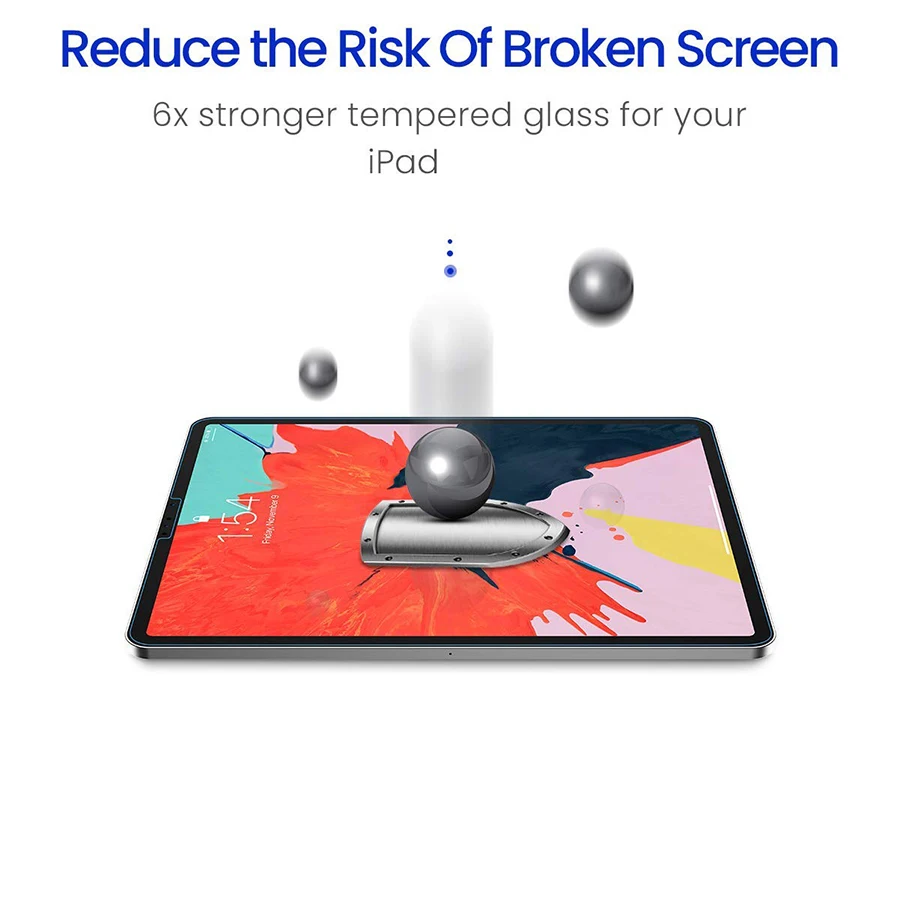 Закаленное стекло для iPad 2017 2018 9 7 Air 1 2 Pro 11 10 5 Защитная пленка экрана mini 3 4|Защитные