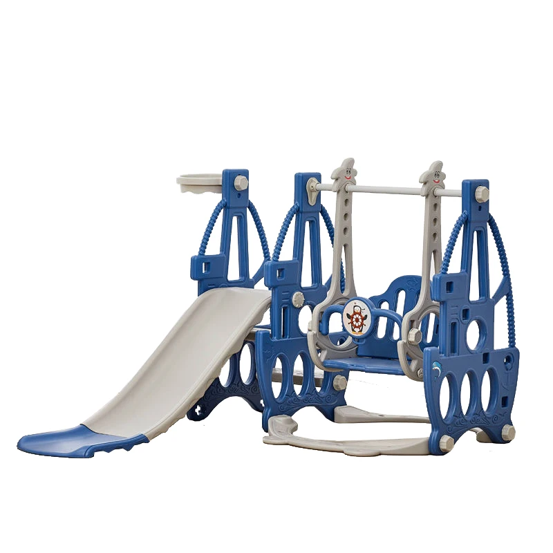 YLWCNN Kids Combined Slide Swing Bastket Element Kiddie House Plastic Toys High Quality Amusement Baby Play Set Kindergarten