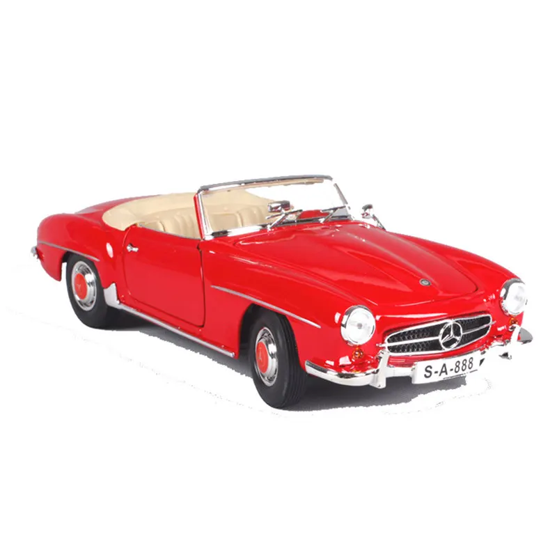 

Красный металлический автомобиль maisto 1:18 1955 Mercedes-Benz 190 SL