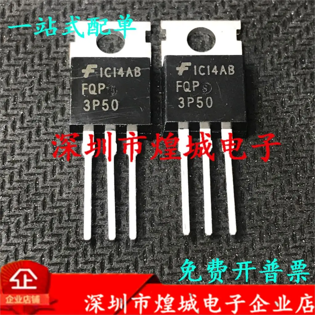 

10 шт./лот FQP3P50 TO-220 3A 500V MOS