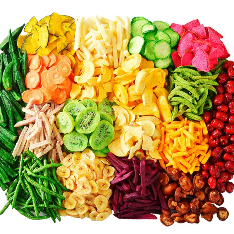 Смешанные фрукты замороженные закуски куски без ГМО 100% натуральные и