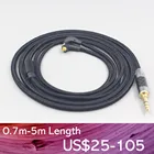 Супер Мягкий Нейлоновый кабель для наушников LN007512 2,5 мм 4,4 мм для Etymotic ER4SR ER4XR ER3XR ER3SE ER2XR ER2SE