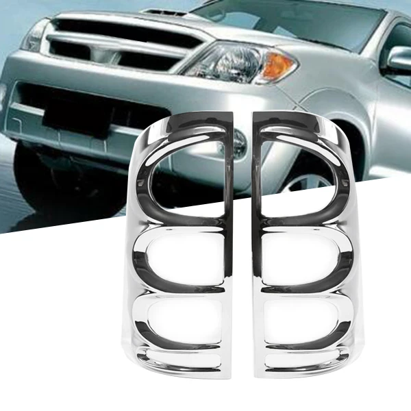 Хромированная задняя фара туман лампа задний стоп сигнал Крышка Накладка для Toyota