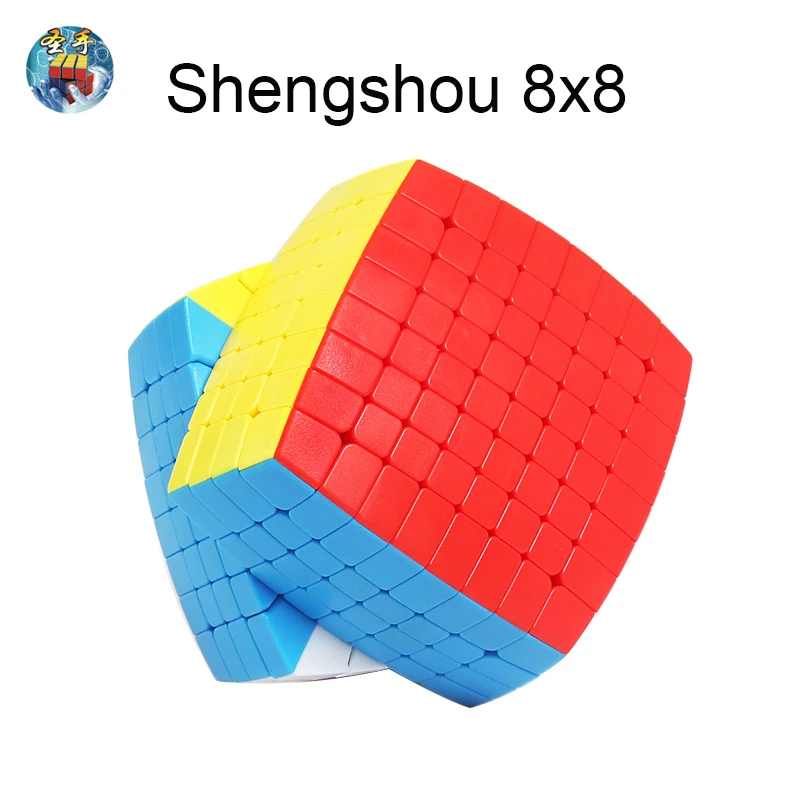 

Stickerless Shengshou 8x8 Magic Cube SengSo Pillowed Speed 8x8x8 8 layers Cubo Magico Puzzle kids Toys Gift for collection