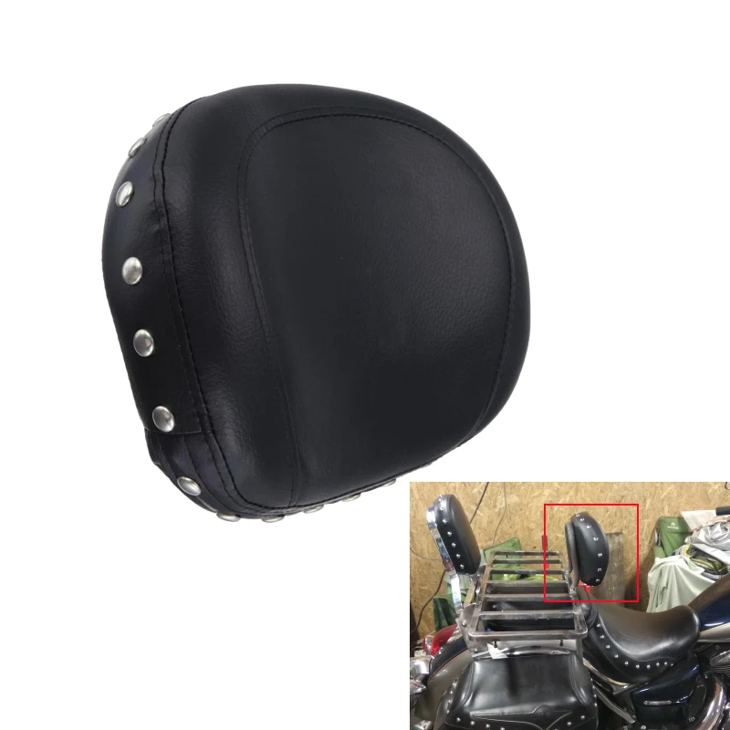 Подушка для спинки мотоцикла Задняя накладка Сисси-бара Honda Yamaha Suzuki Kawasaki Harley