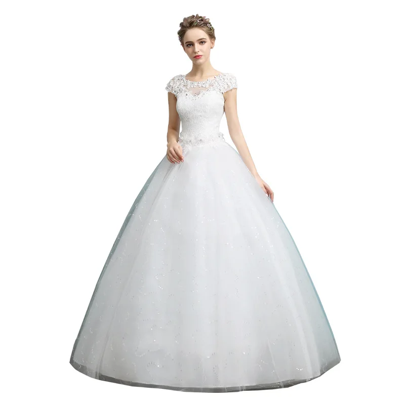 

Wholesale Wedding Dress 2020 New Bride Wedding Slimming Princess Dreamy Luxury Simple Short-Height