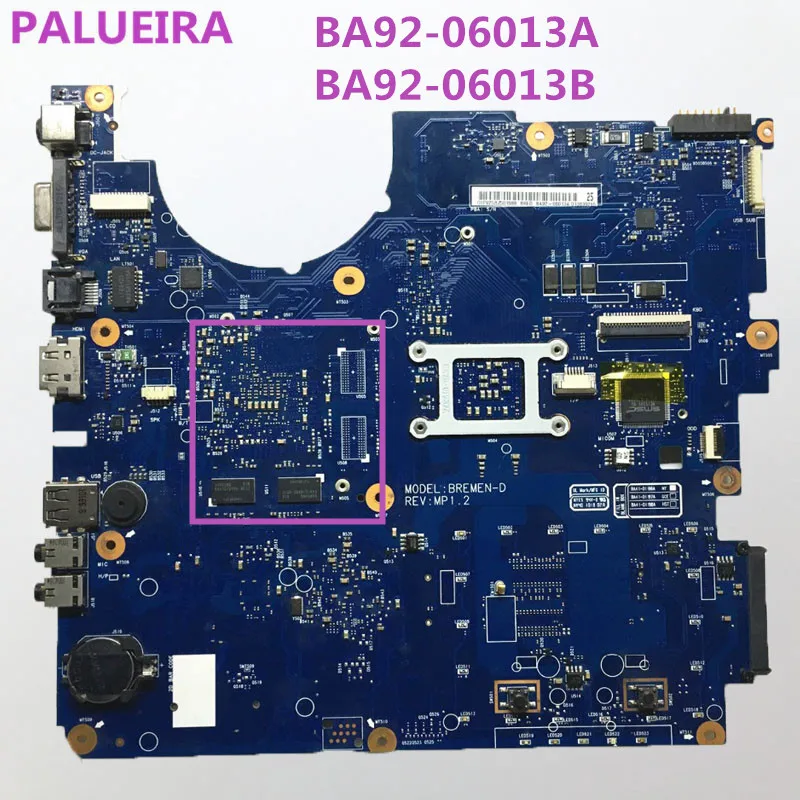 PALUBEIRA качество материнской платы для Samsung R525 NP Материнская плата ноутбука DDR2 BA92
