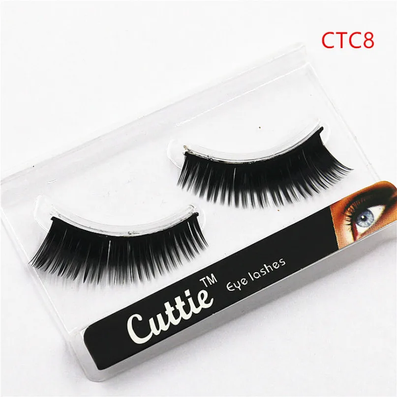 1 пара распродажа толстый крест накладные ресницы Корея естественный &quotнюд&quot