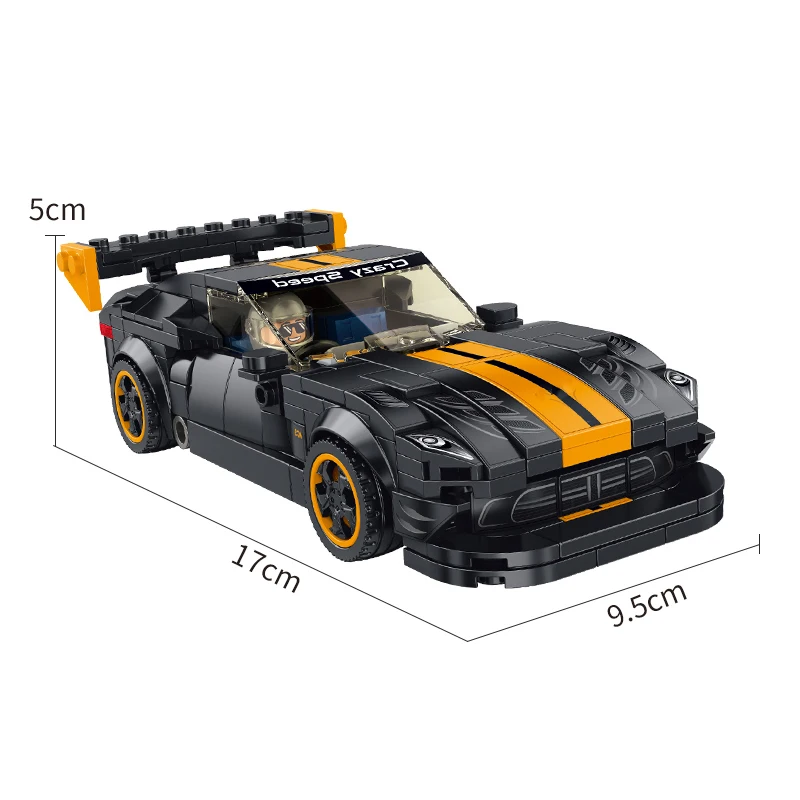 creative speed champions racing sports car dodged classic model building blocks supercar super car figures moc bricks kids toys free global shipping