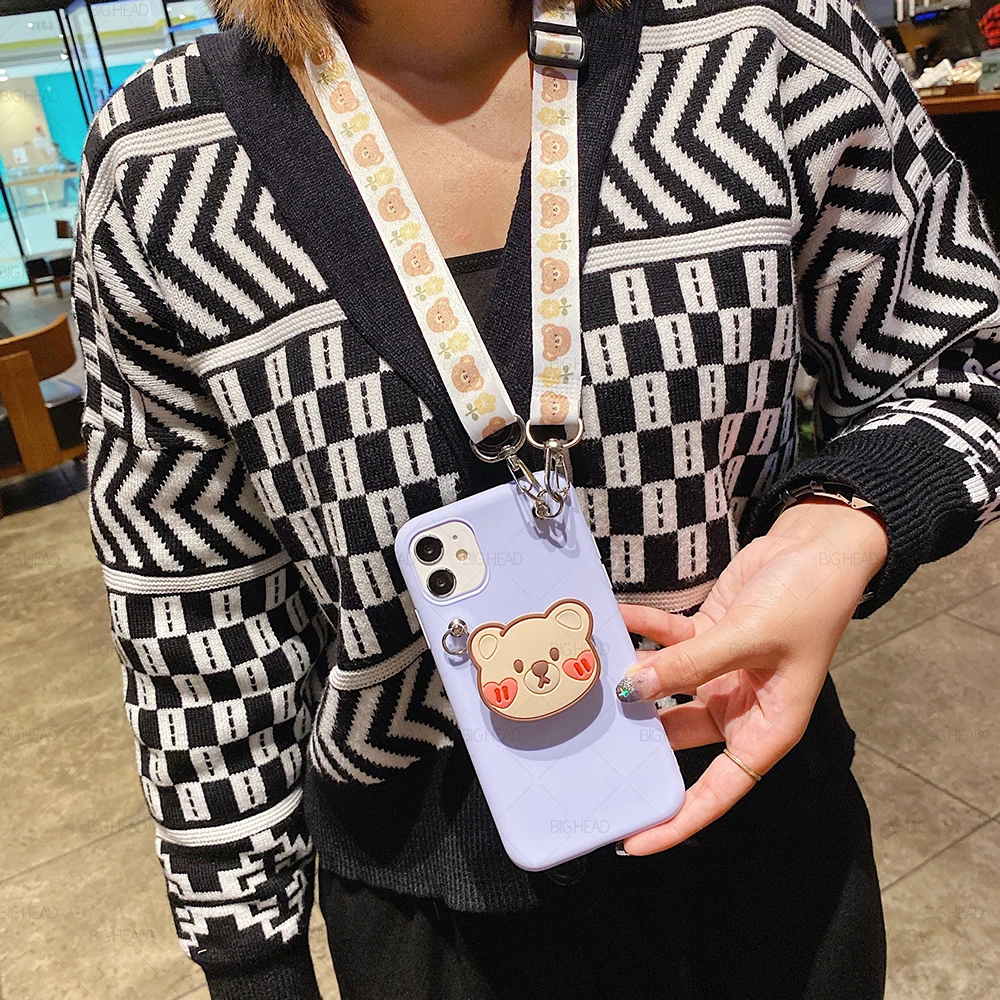 Мультяшный держатель конфетного мягкий чехол для телефона из ТПУ VIVO Y50 Y30 Y20i Y11S Y12S