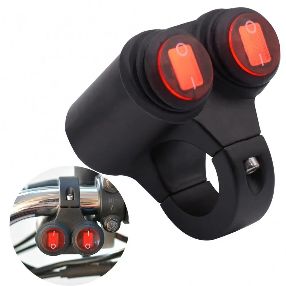 

80% Dropshipping!! Waterproof Motorcycle 2 Way Handlebar Headlight Switch with Indicator Light
