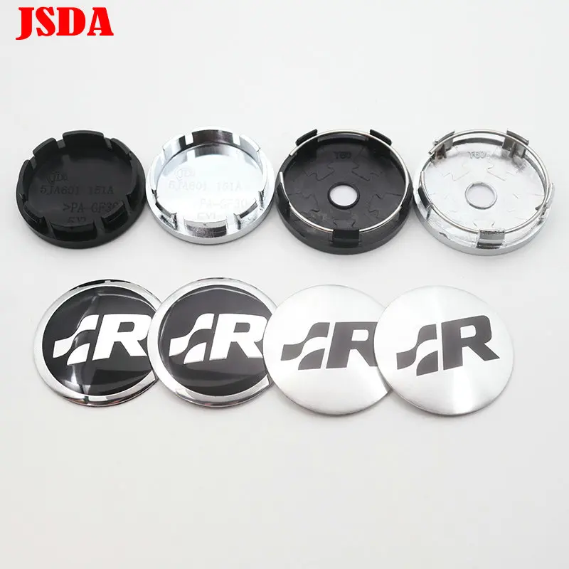 4 шт. 56 мм 60 SR Автомобильный логотип колесная Центральная крышка обода значок