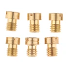 6 шт. M5x0.80 карбюратор основной струйный комплект для Keihin PWK FCR OKO KOSO 105. .. 118