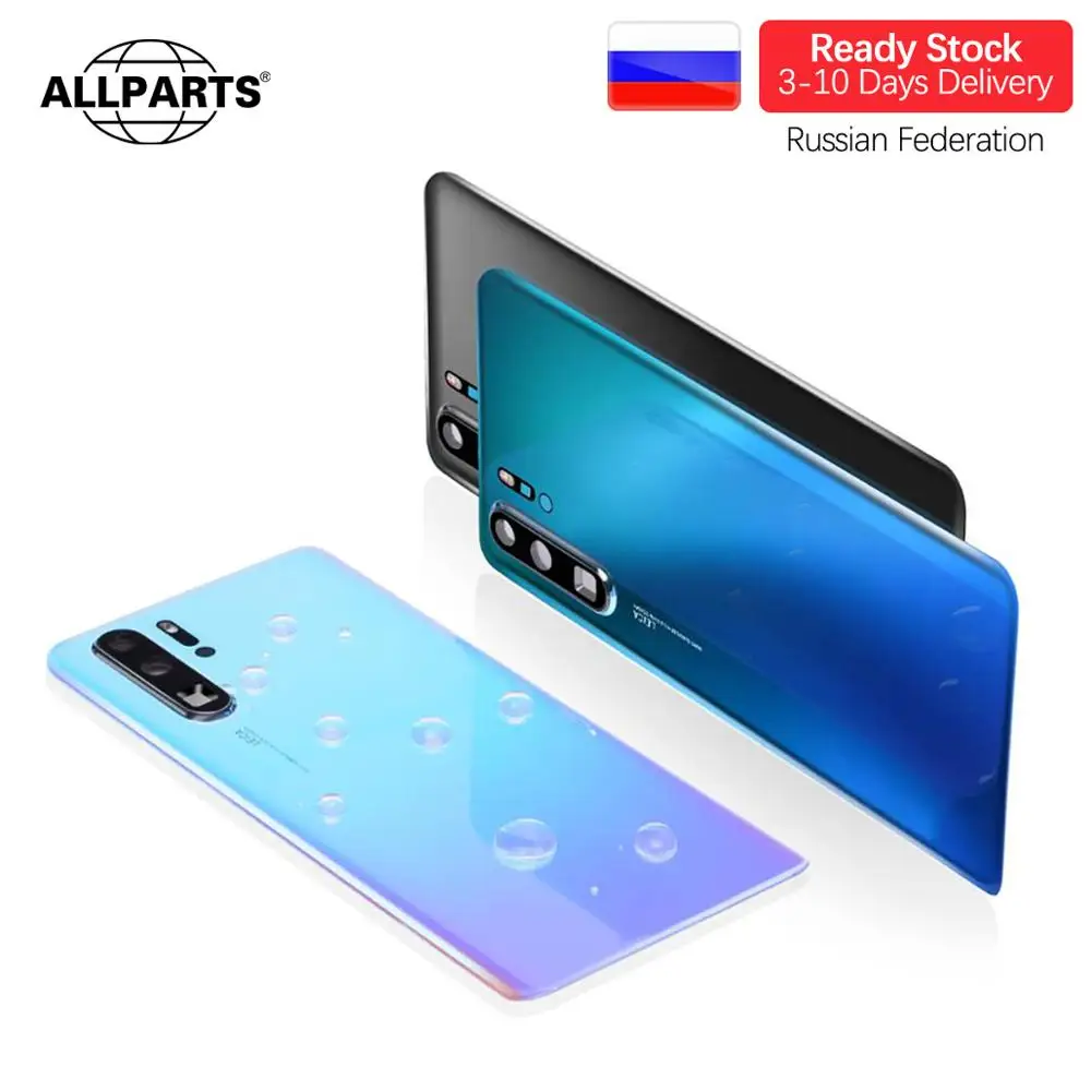 Оригинальный задний корпус для HUAWEI P30 Pro задняя крышка стеклянная батарея с