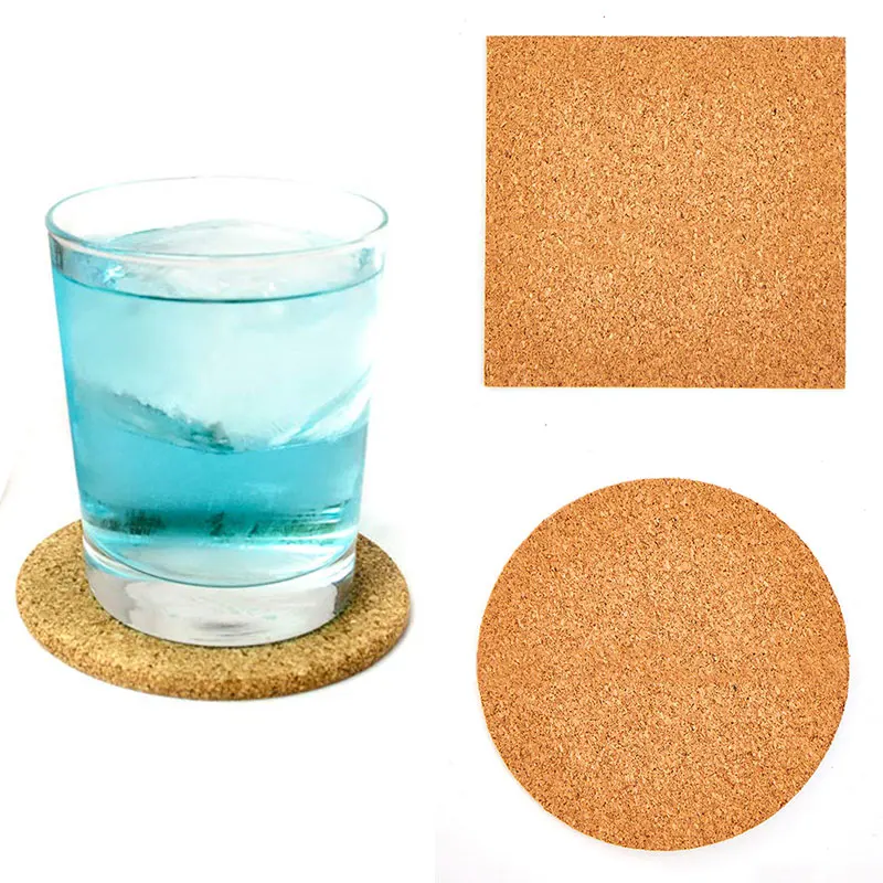 5 шт. декоративные подставки для чашек из натурального дерева|Другие барные