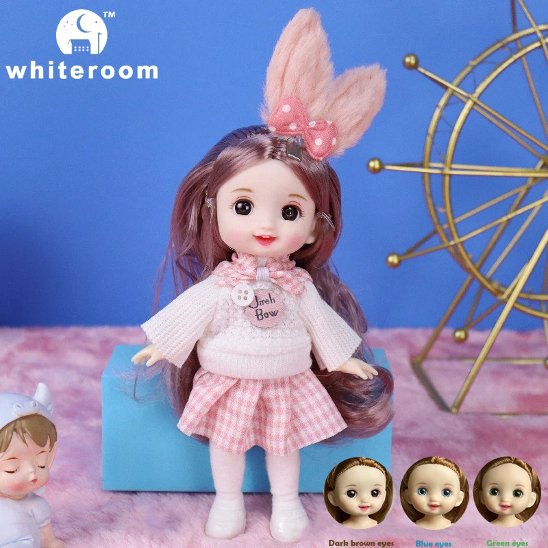 Новинка шарнирная Мини Кукла 16 см 13 подвижных шарниров девочка ребенок 3D большие