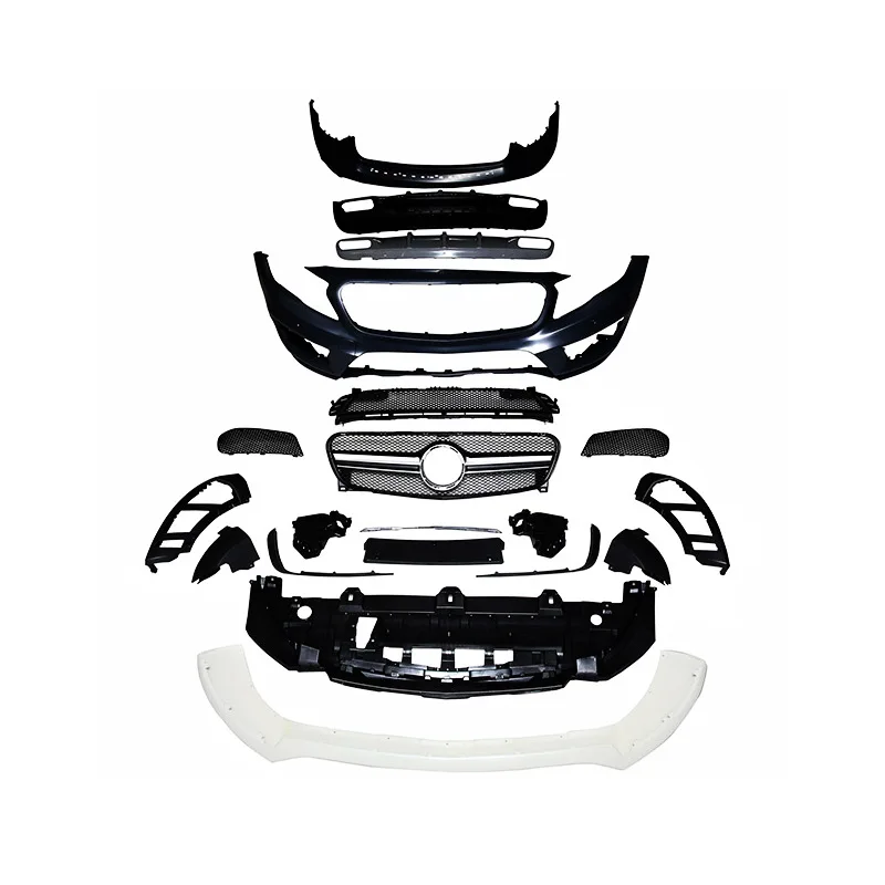 

Charm2021 Fit For Benz Gla200 Gla260 Amg Refit The Front And Rear Bar Middle Net Grid