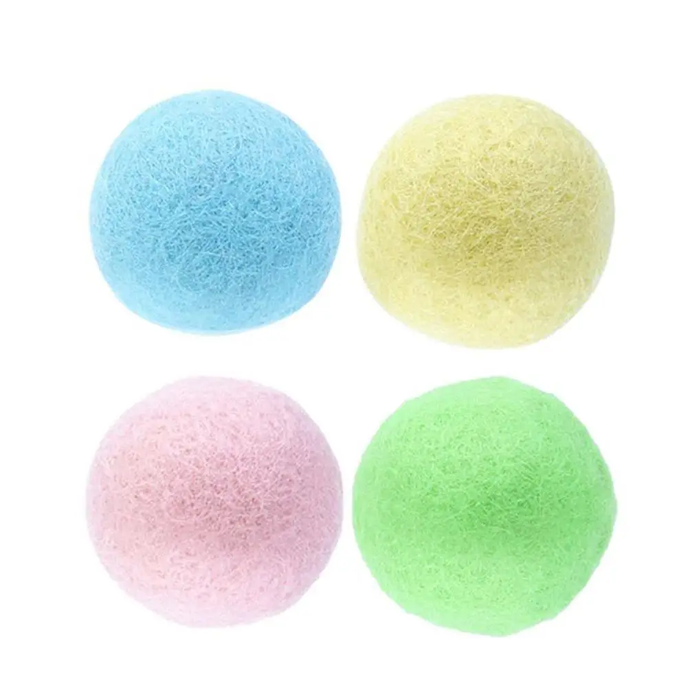 4 шт./компл. разноцветный войлочный шар игрушки для кошек котят