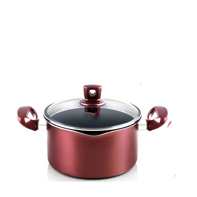 

Soup Pot Household Coal Bubble Noodles Small Steamer Porridge Pot Hot Pot Stew Pot Milk Pot Non-stick Cookware Induction Cooker