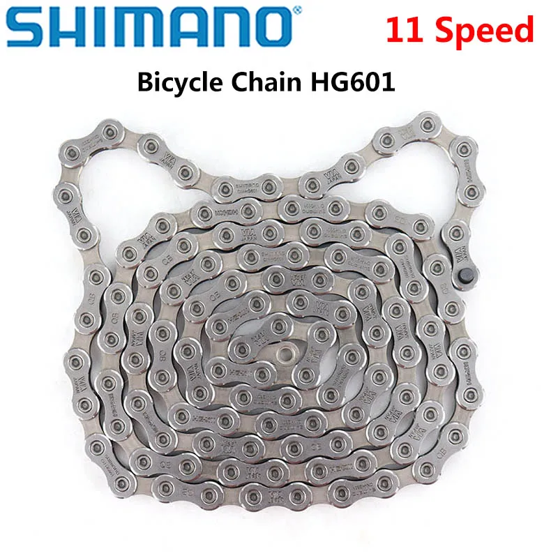 SHIMANO 105 DEORE SLX HG601 MTB цепь для дорожного велосипеда 11 Скорость горный велосипед