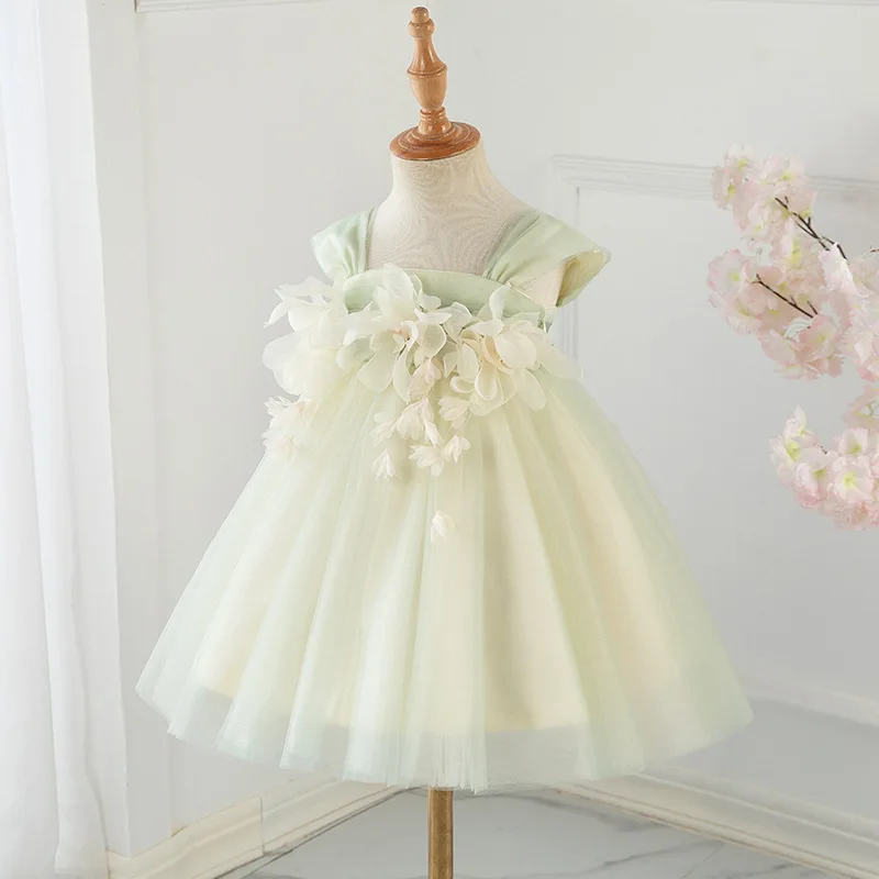 Vestidos de verano para beb&eacute; y ni&ntilde;a, vestido de fiesta de 1er cumplea&ntilde;os, ropa de bautizo del reci&eacute;n nacido de princesa, vestido de bautismo para ni&ntilde;o ni&ntilde;a-1