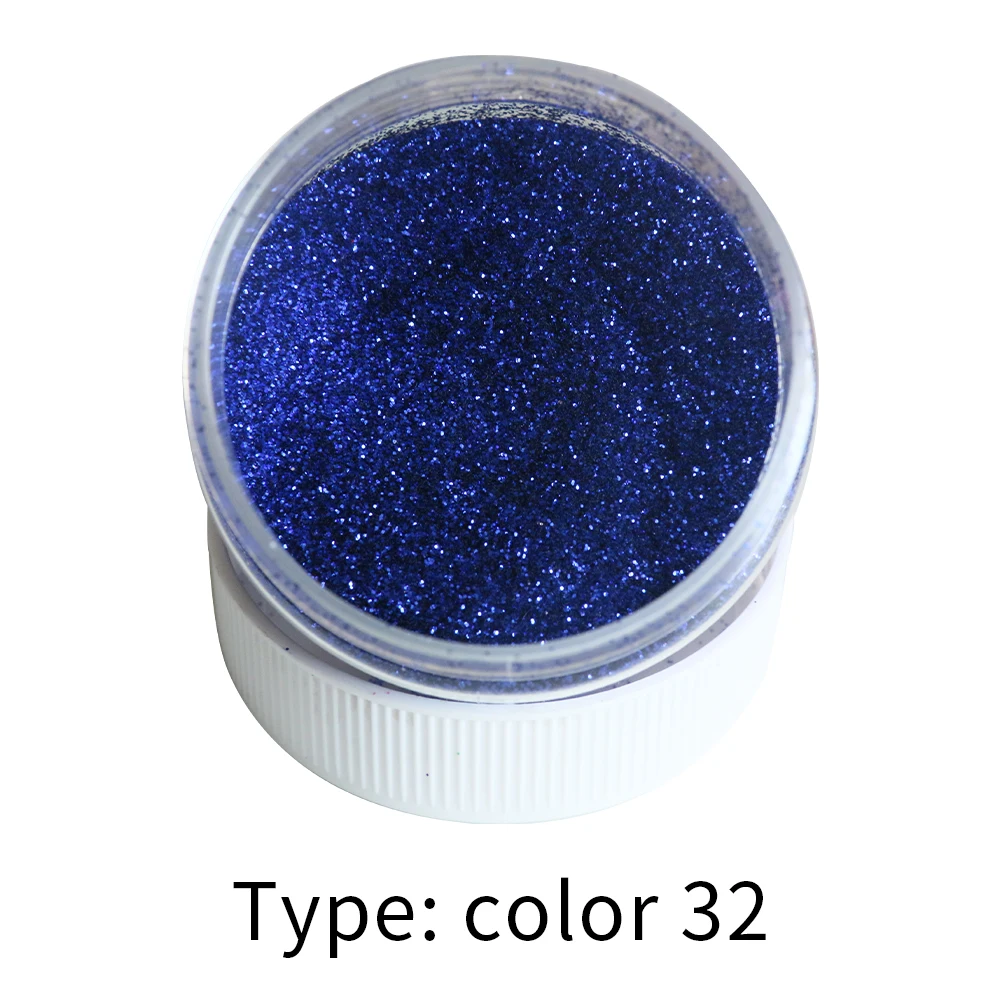 Блестящий порошок мелкий яркий акварельный жемчужный цвет 32 для ногтевого