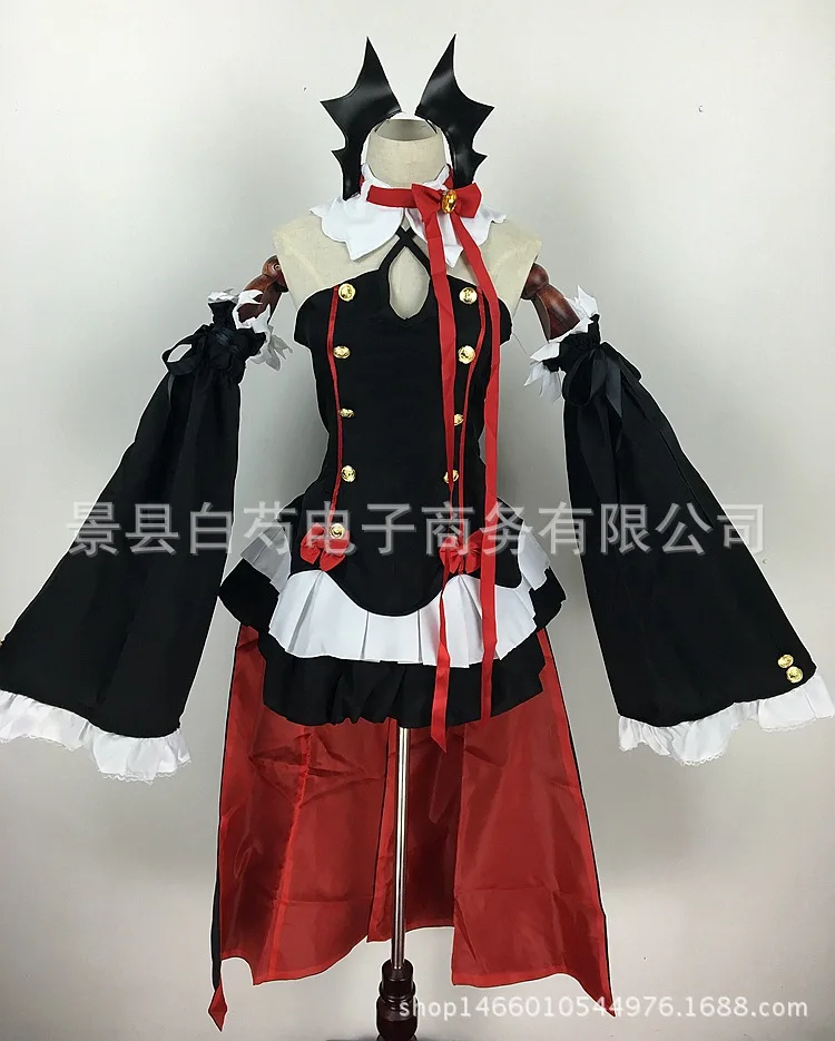 Костюм для косплея сероф из конца японского аниме Owari no Seraph Krul Tepes женская