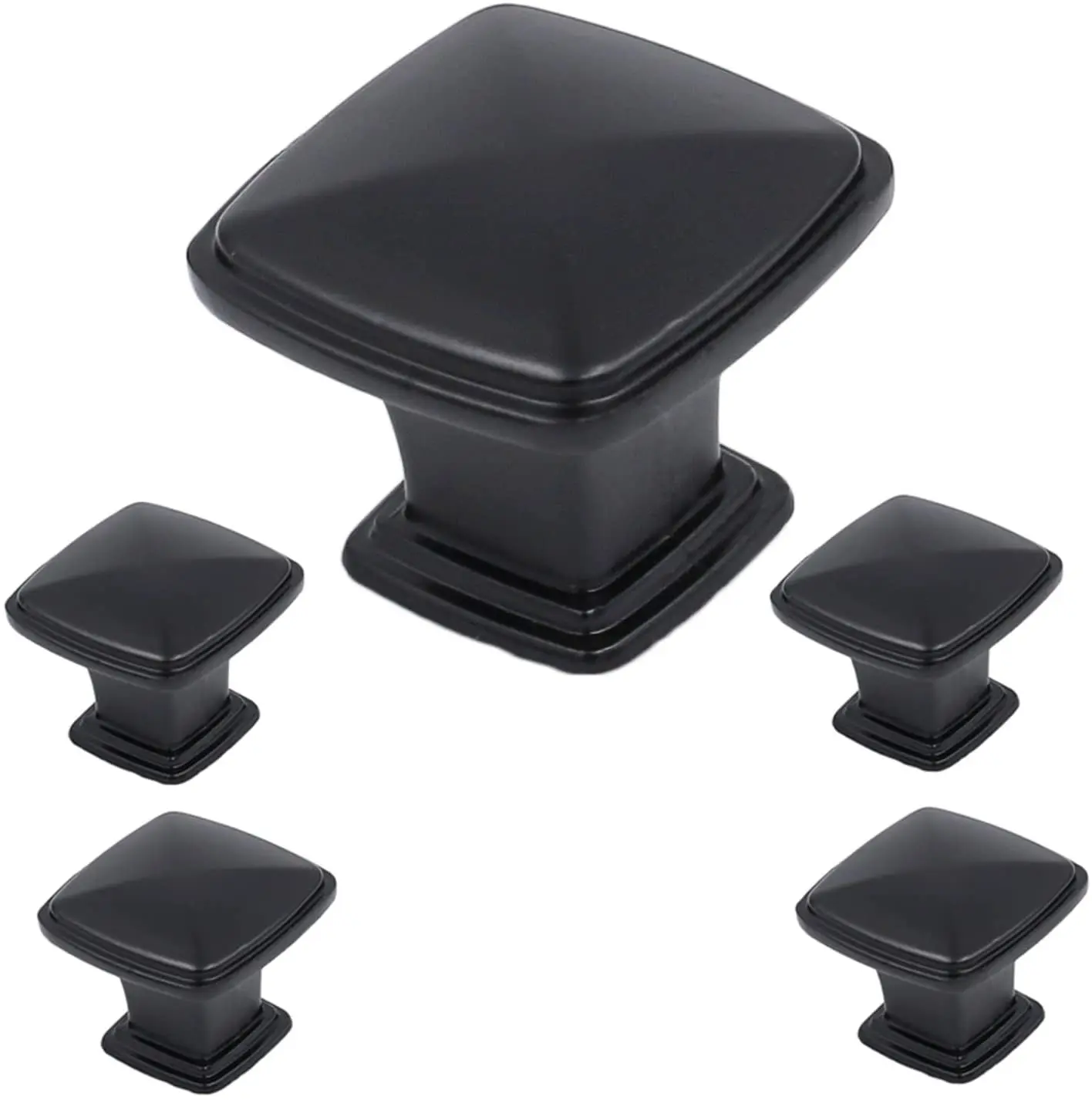 Черная мебель стол круглые ручки для ящиков ручка из цинкового сплава кухонный