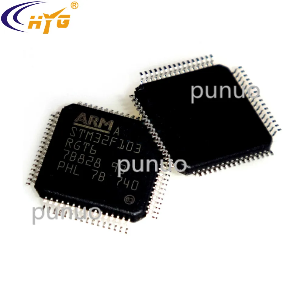 Оригинальная аутентичная Инкапсуляция STM32F103RGT6 LQFP64 17 таймеров 3 adcs