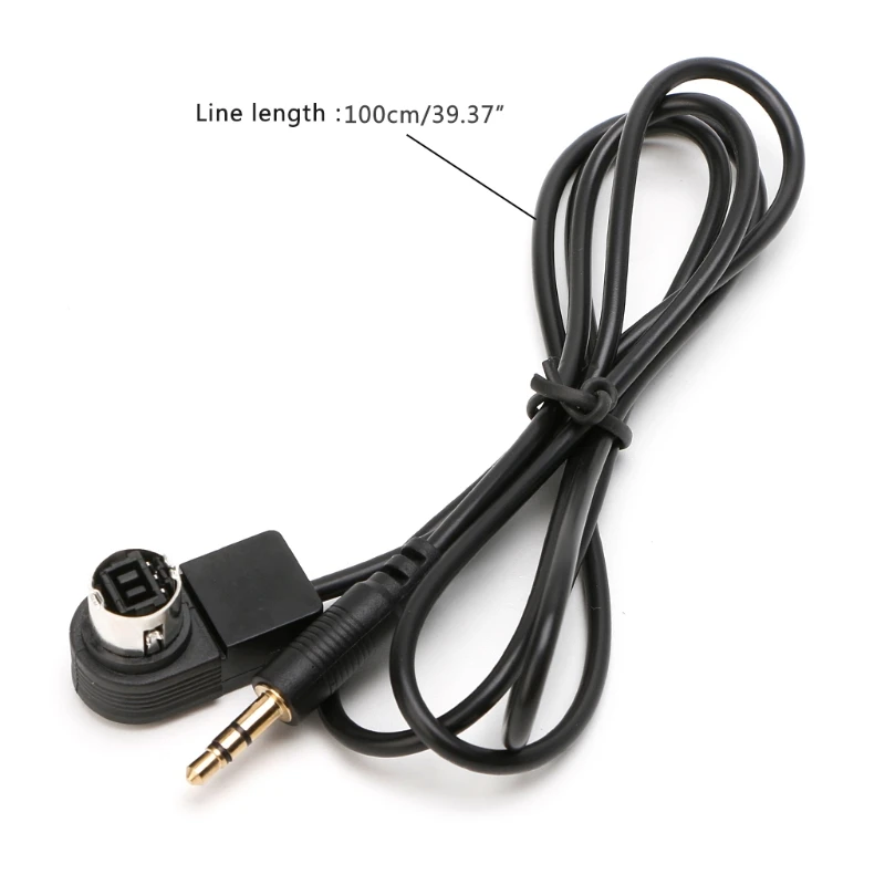 

3.5mm Car Aux Input Cable Mini Plug Jack For ALPINE AI-NET MP3 Ornate