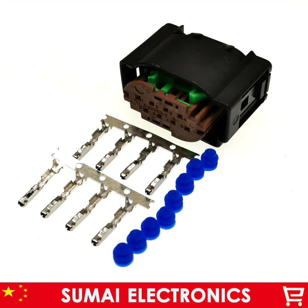 

8Pin 4F0 972 708 Авто ACC радар модуль Разъем, 2-1534229-2 8P Автомобильный датчик разъем для BMW,Mercedes-Benz,VW,Audi и т. д. автомобиль