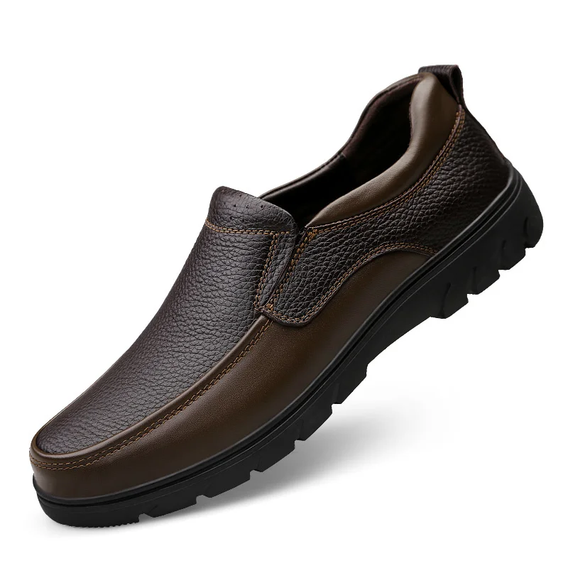 

Men Men Shoes Genuine leather Casual Shoes Loafers Shoes Man Slip On Dressing Shoes Men's moccasins Big Size 47