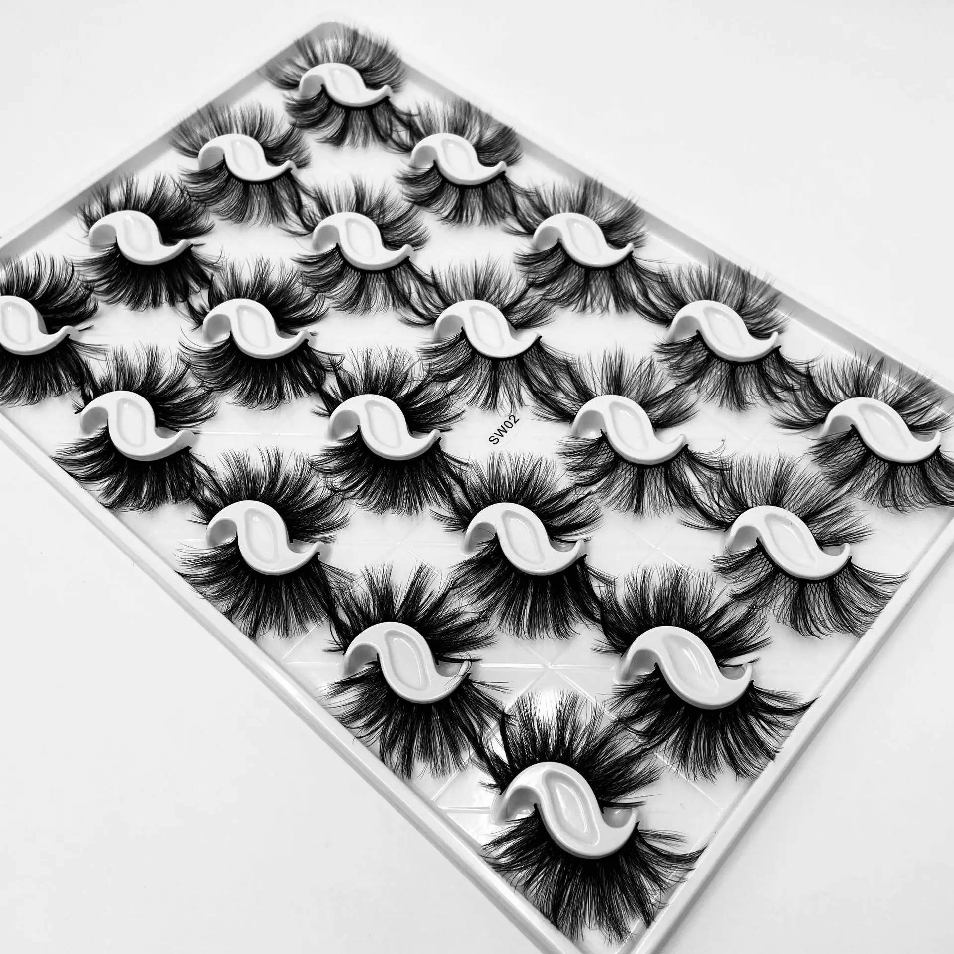 

Wholesale 3D Mink Lashes Natural Thick False Eyelashes Dramatic Fluffy Soft Full Strip Lashes Eyelashes Extension Makeup