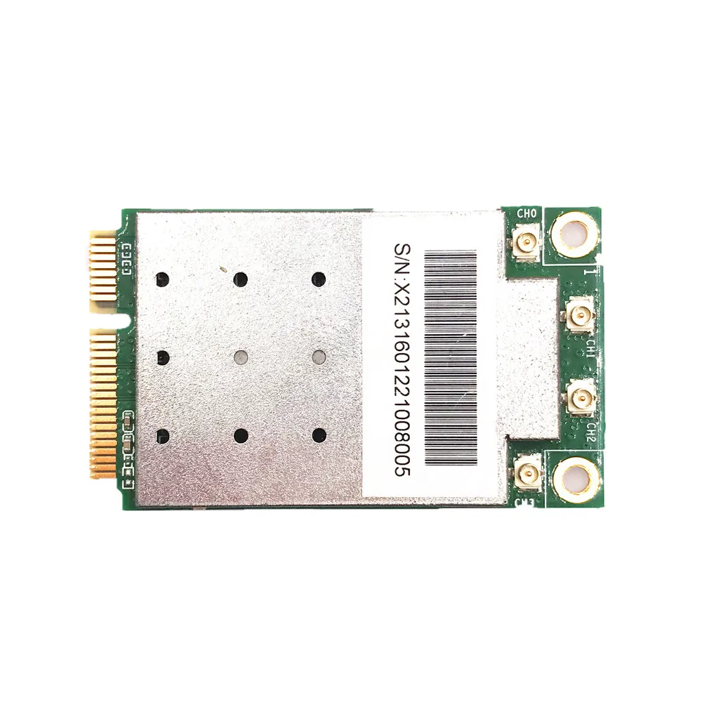 Wi Fi карта Broadcom BCM43465 2 4/5 ГГц 802 11AC/A/B/G/N 4x4 Гбит/с Mini PCIe|Сетевые карты| |